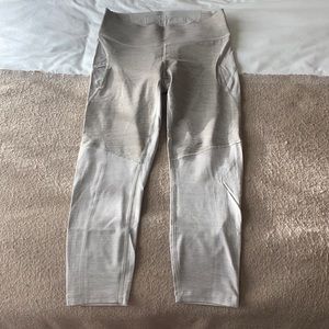 Outdoor Voices light/dark tan Core Tech Sweat Leggings - M